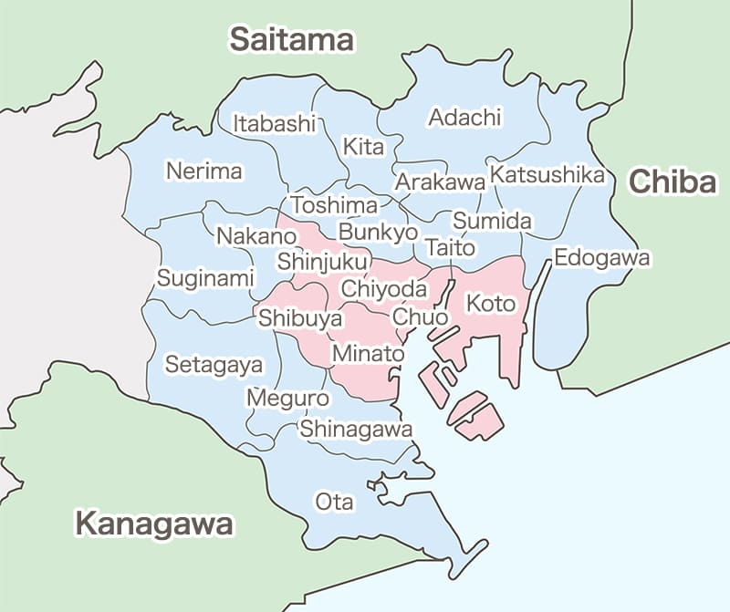 出張地域地図